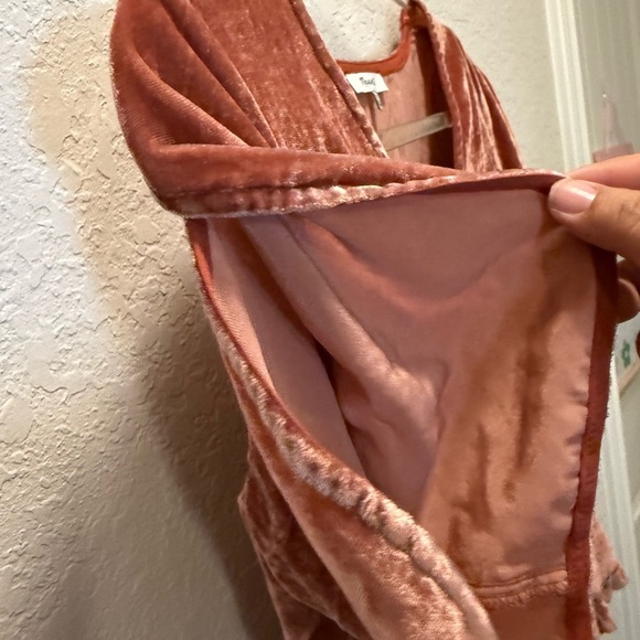 Madewell Pink Ruffled Short Sleeve Blouse size XXS - Picture 7 of 9